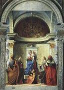 Gentile Bellini Zakaria St. altar painting oil painting